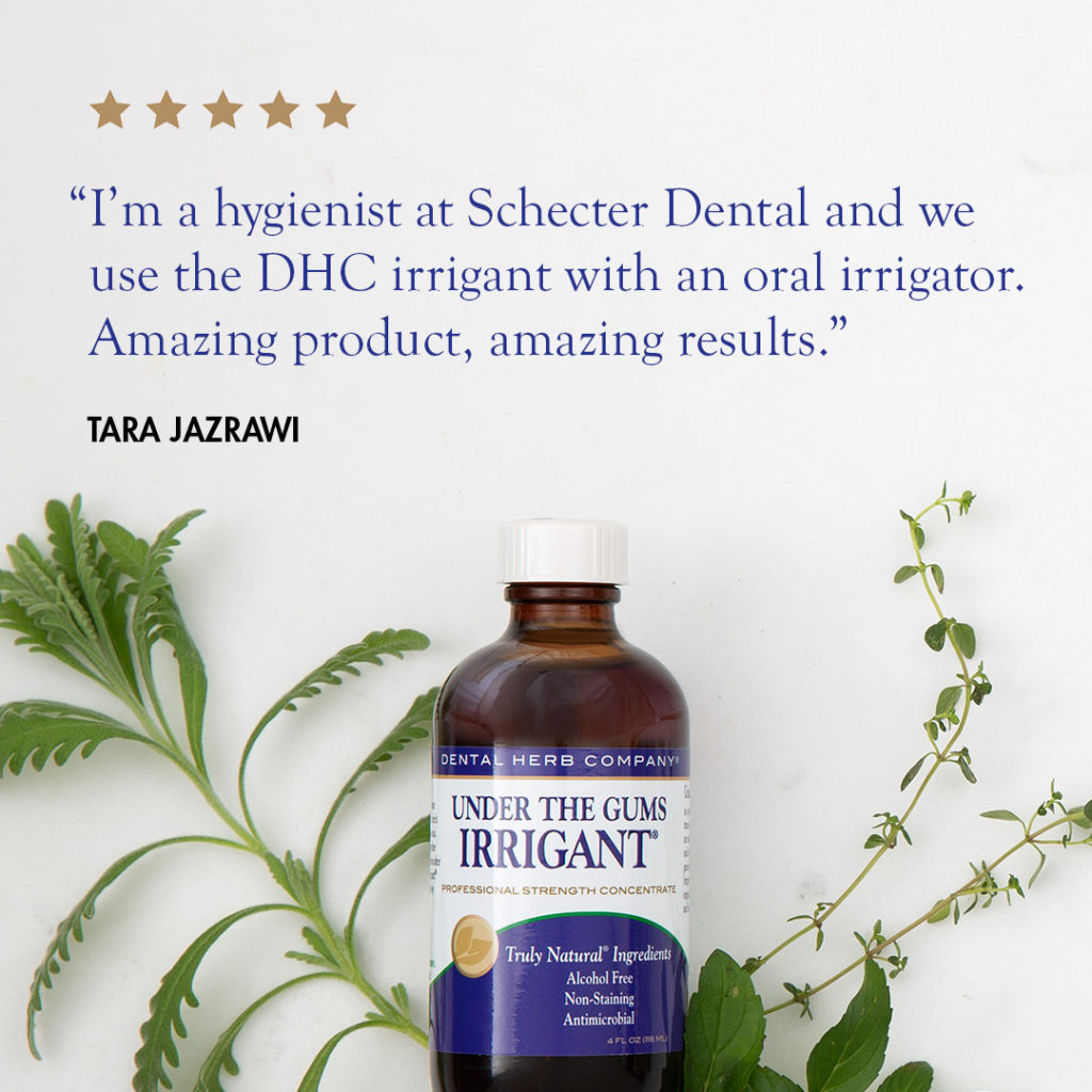 Under the Gums Irrigant Dental Herb Company