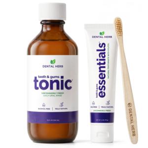 Healthy Gums Starter Kit, Tooth & Gums Tonic + Essentials Toothpaste