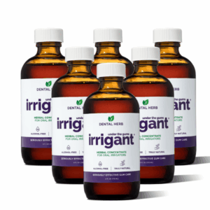 6 Pack - Under the Gums Irrigant - Solution for oral irrigators